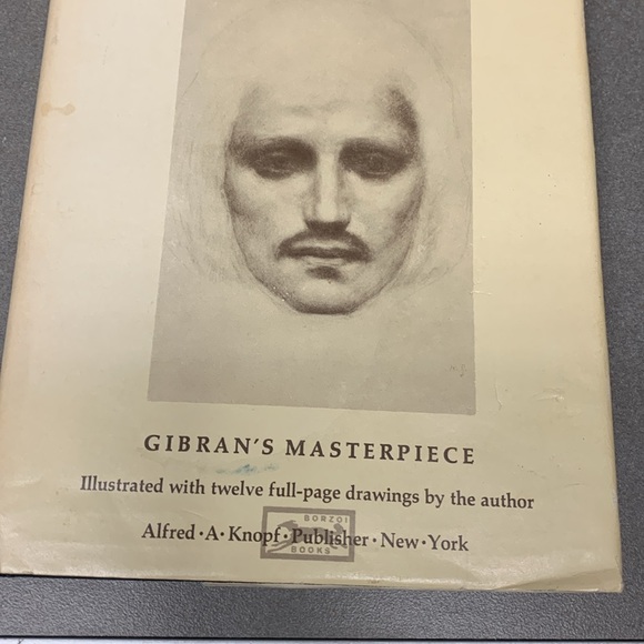 The Prophet by Khalil Gibran Hardcover Book with Original Dust Jacket 🛑 - Picture 16 of 16